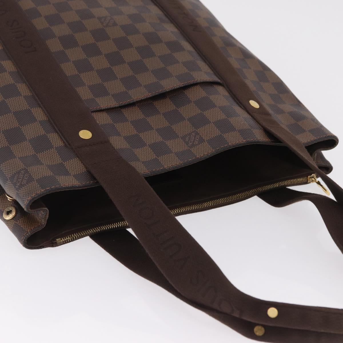 LOUIS VUITTON Damier Ebene Kababobur Tote Bag N52006 LV Auth ar14288