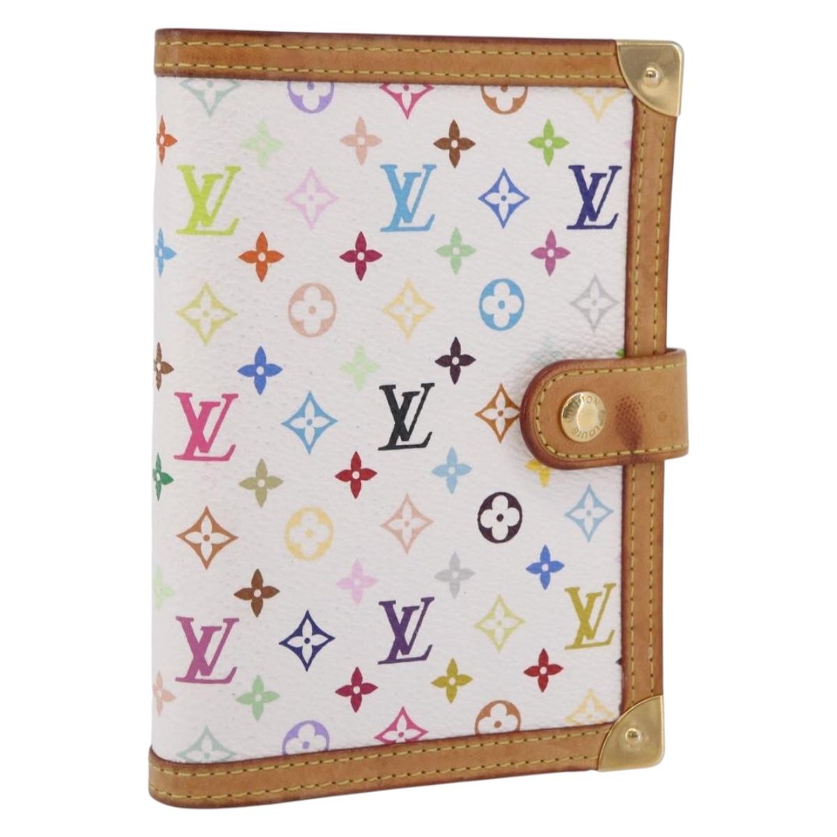 LOUIS VUITTON Multicolor Agenda PM Day Planner Cover R21074 LV Auth ar14291A