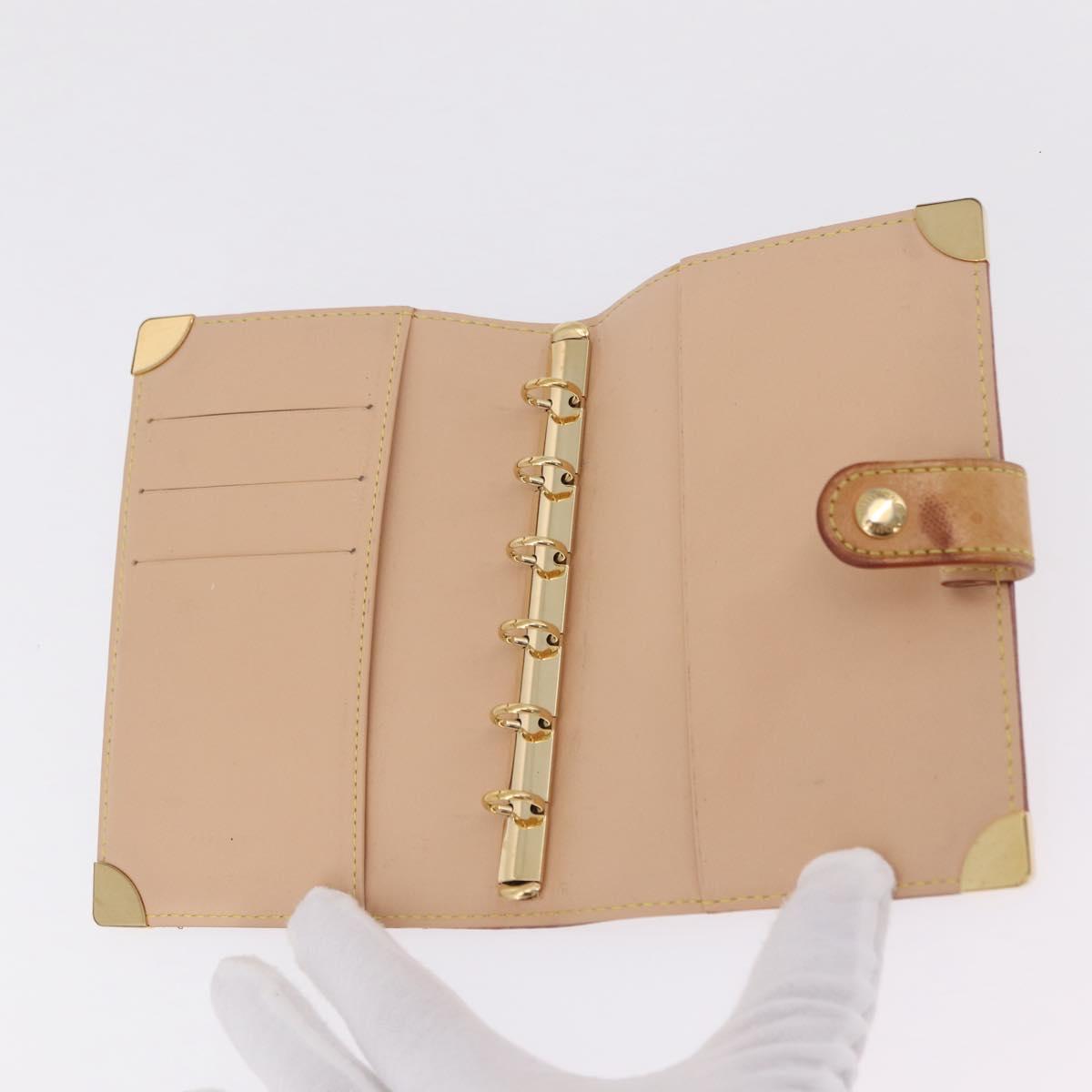 LOUIS VUITTON Multicolor Agenda PM Day Planner Cover R21074 LV Auth ar14291A