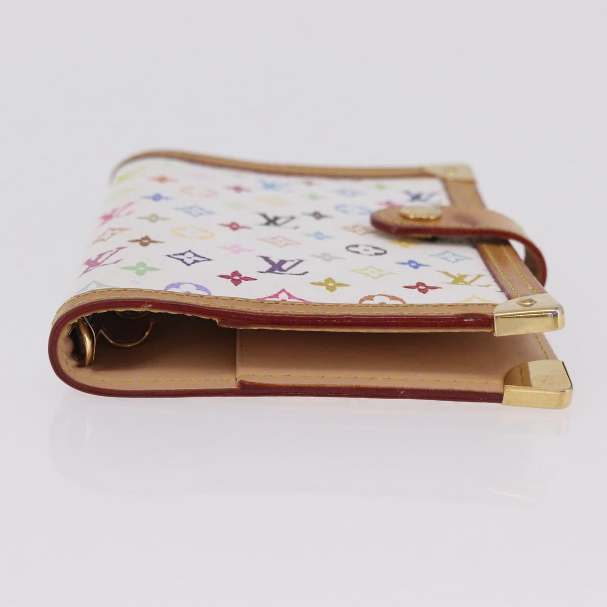 LOUIS VUITTON Multicolor Agenda PM Day Planner Cover R21074 LV Auth ar14291A