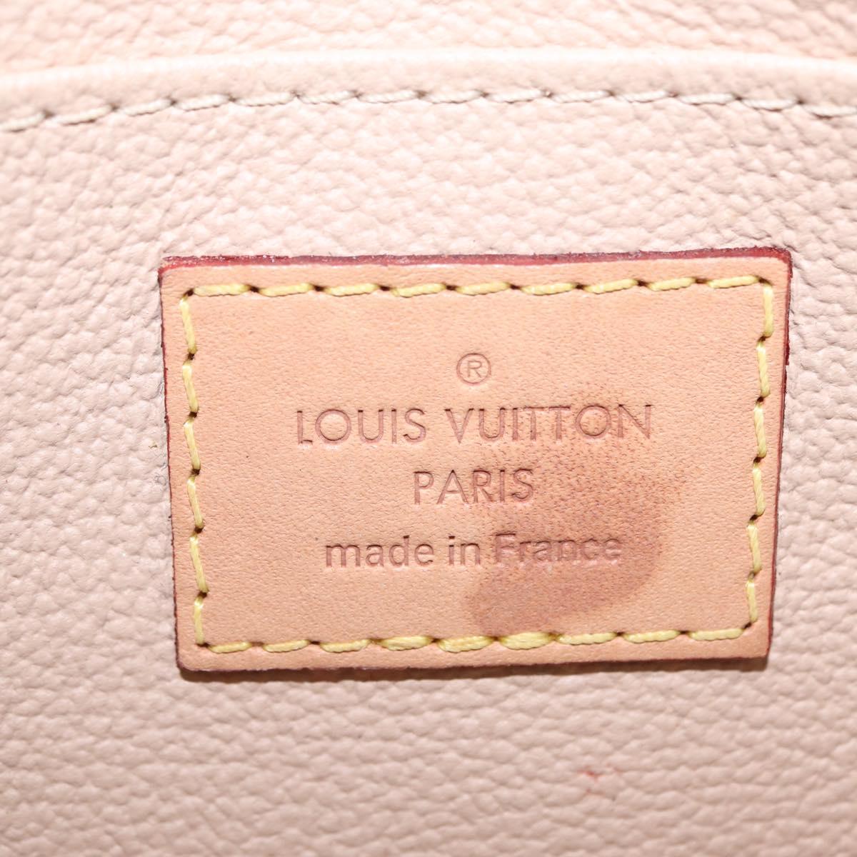 LOUIS VUITTON Damier Azur Pochette Cosmetic PM Pouch N60024 LV Auth ar14299