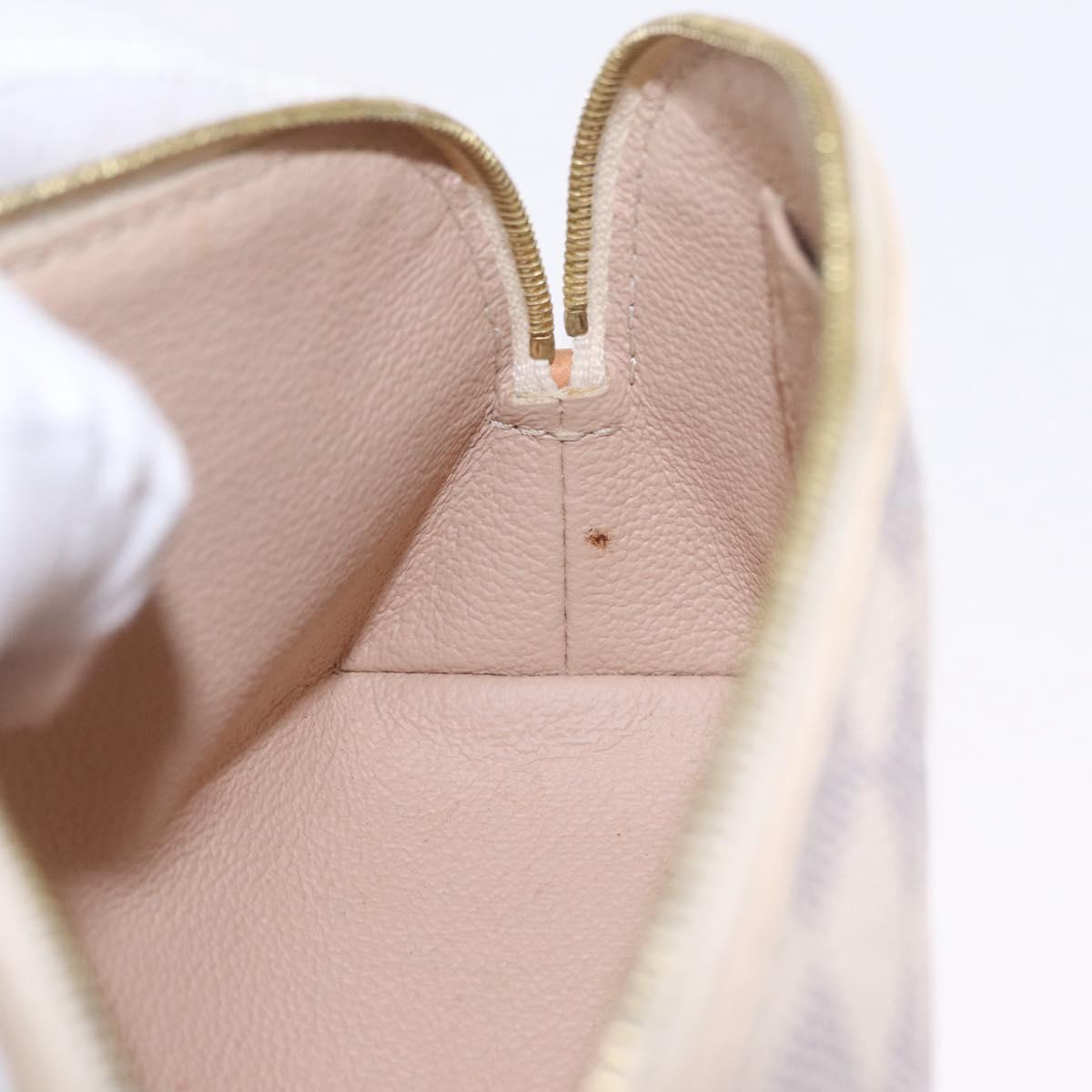 LOUIS VUITTON Damier Azur Pochette Cosmetic PM Pouch N60024 LV Auth ar14299