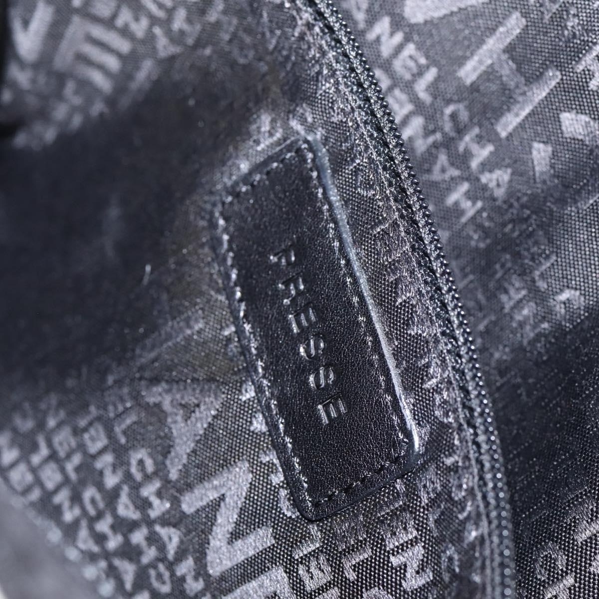 CHANEL Shoulder Bag Tweed Gray Silver CC Auth ar14307SAM