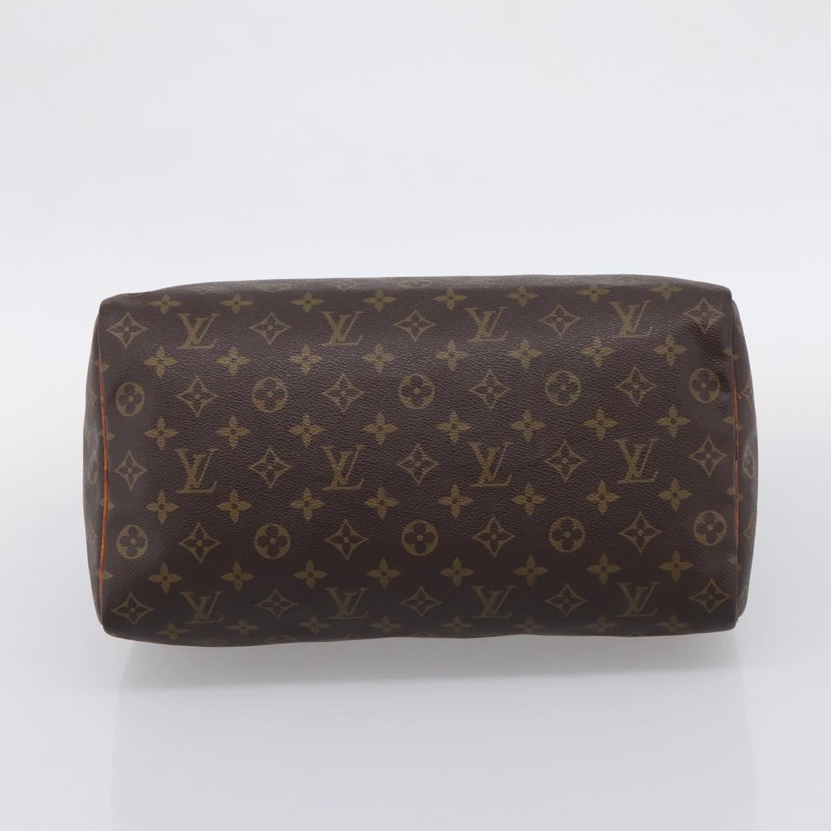 LOUIS VUITTON Monogram Speedy 35 Hand Bag M41524 LV Auth ar14308