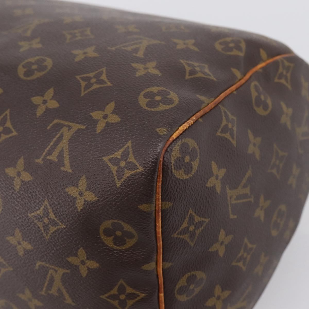 LOUIS VUITTON Monogram Speedy 35 Hand Bag M41524 LV Auth ar14308