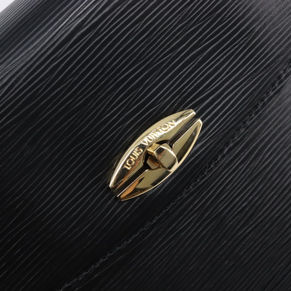 LOUIS VUITTON Epi Malesherbes Hand Bag Black M52372 LV Auth ar14324A