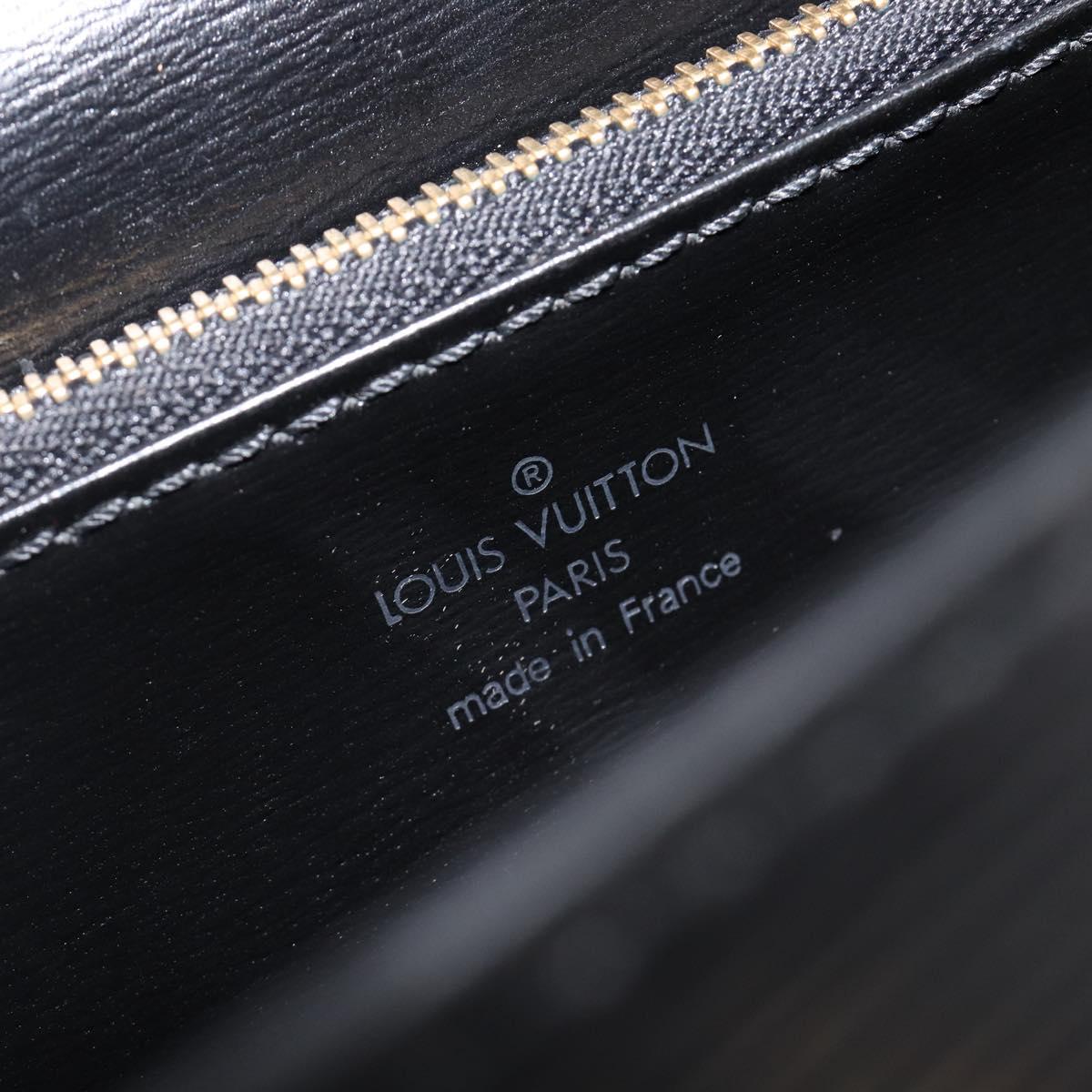 LOUIS VUITTON Epi Malesherbes Hand Bag Black M52372 LV Auth ar14324A