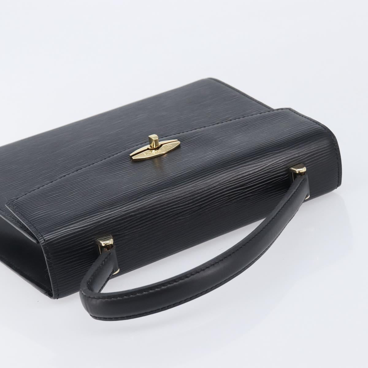 LOUIS VUITTON Epi Malesherbes Hand Bag Black M52372 LV Auth ar14324A
