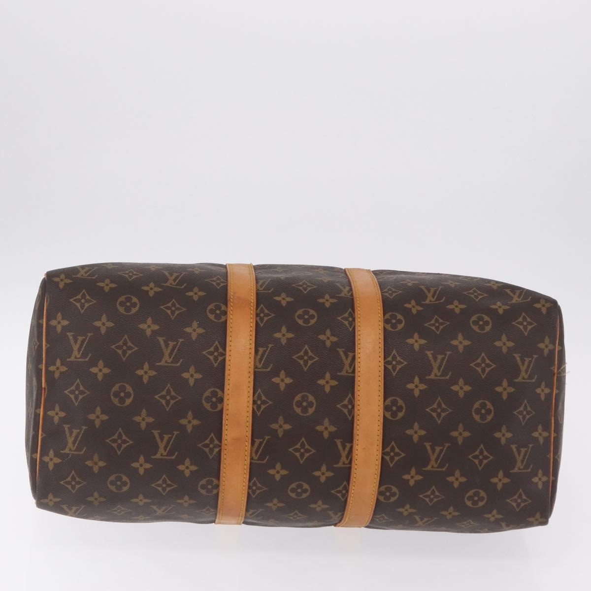 LOUIS VUITTON Monogram Keepall 45 Boston Bag M41428 LV Auth ar14328A