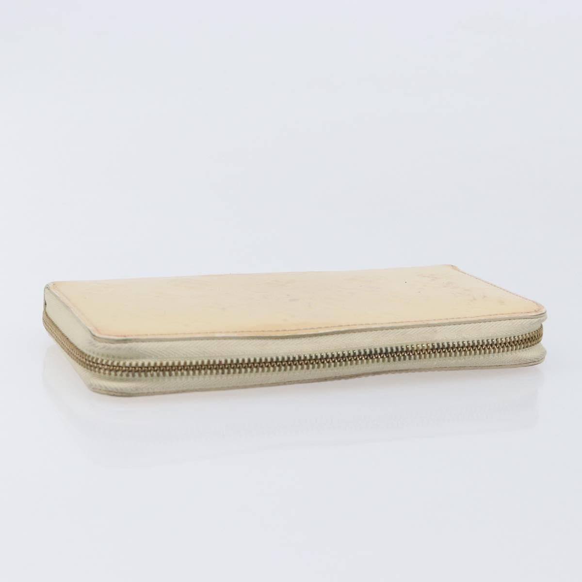 LOUIS VUITTON Monogram Long Wallet 2 Set Beige LV Auth ar14329