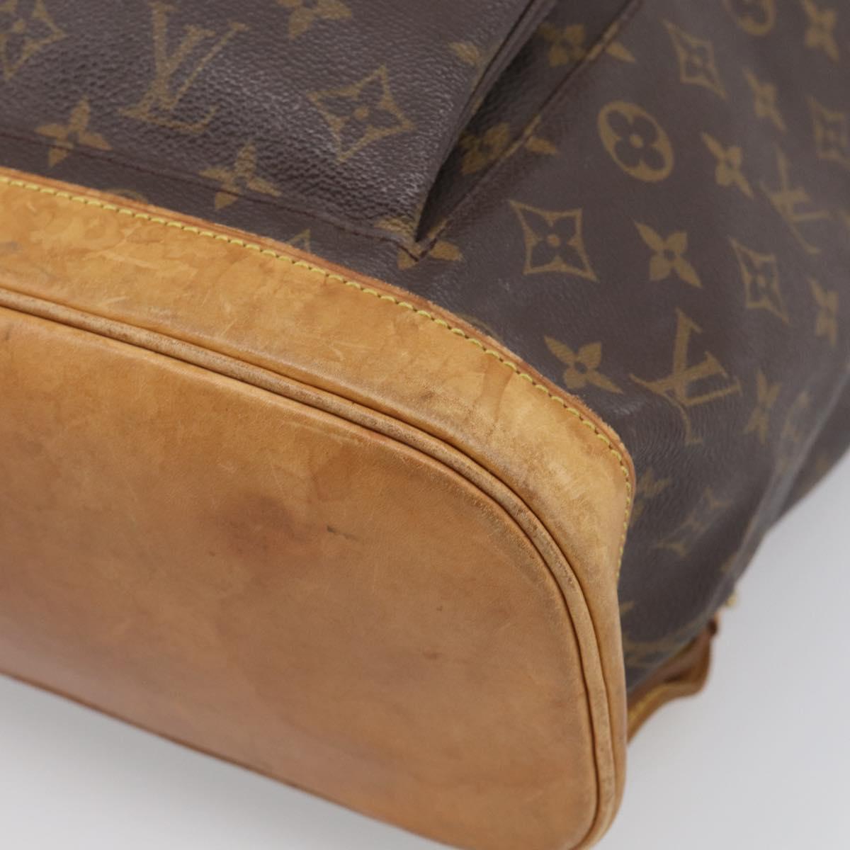 LOUIS VUITTON Monogram Montsouris GM Backpack M51135 LV Auth ar14350