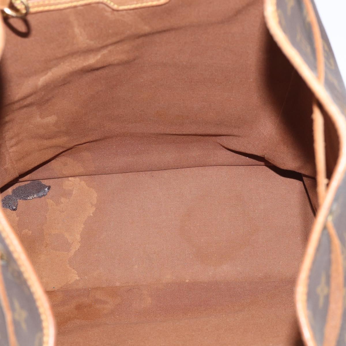 LOUIS VUITTON Monogram Montsouris GM Backpack M51135 LV Auth ar14350