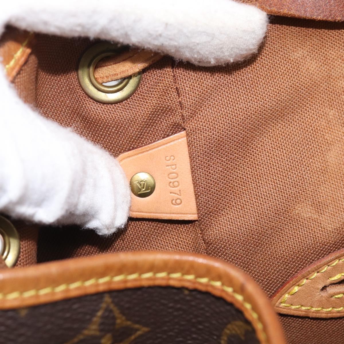 LOUIS VUITTON Monogram Montsouris GM Backpack M51135 LV Auth ar14350