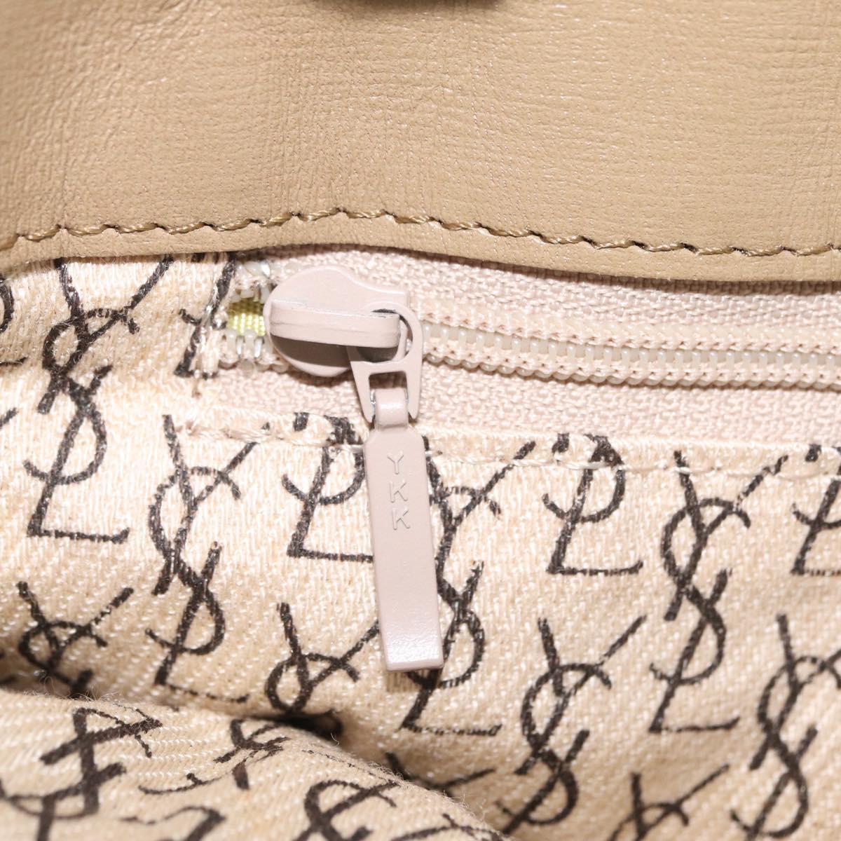 Saint Laurent Tote Bag PVC Canvas Black Auth ar14353