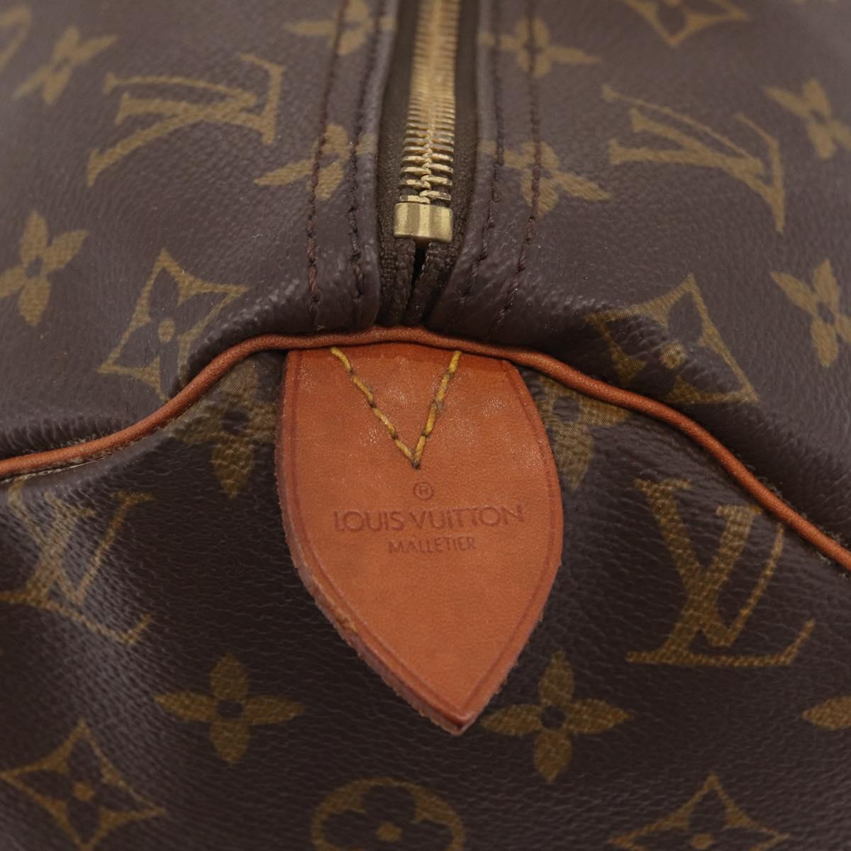 LOUIS VUITTON Monogram Speedy 40 Hand Bag M41522 LV Auth ar14380A
