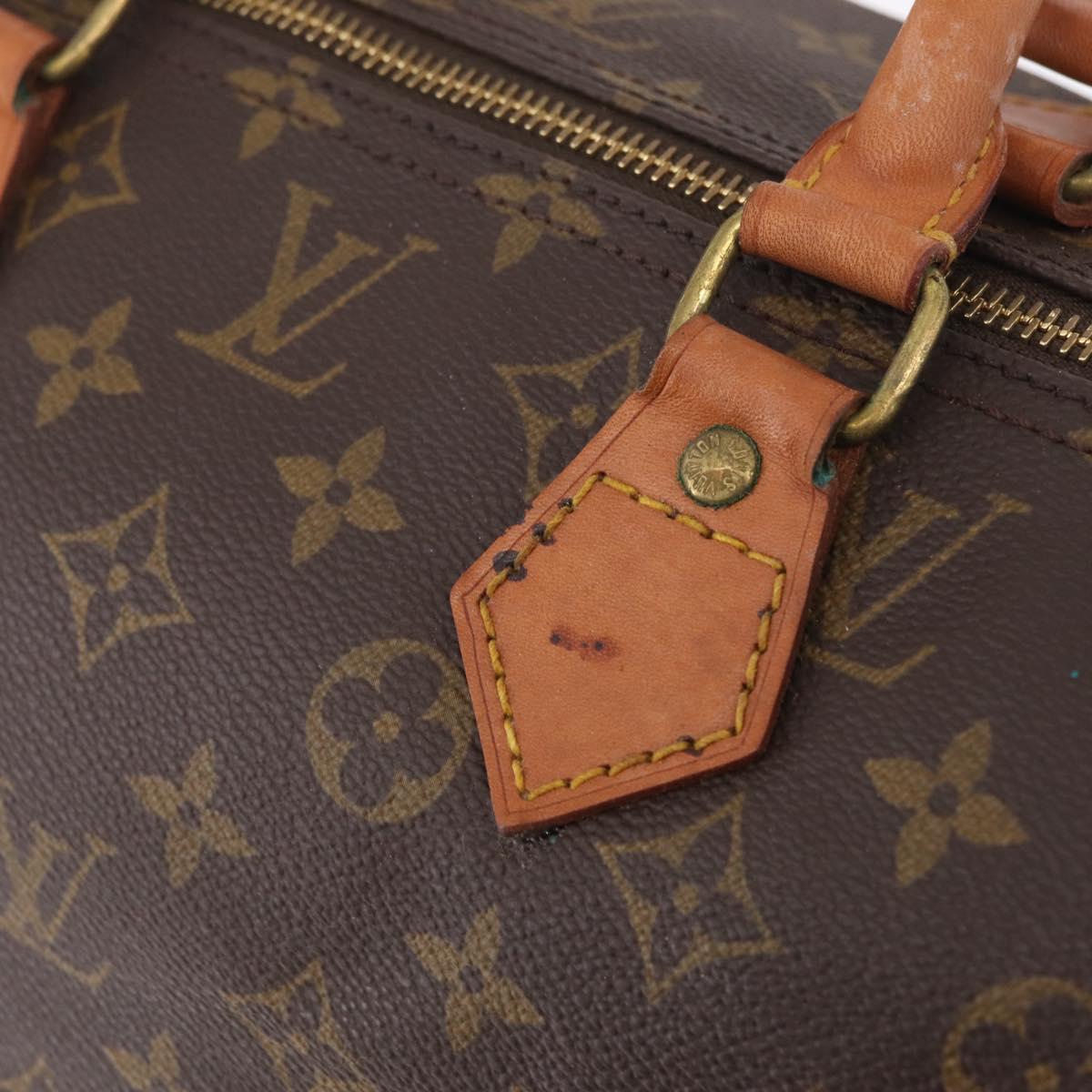 LOUIS VUITTON Monogram Speedy 40 Hand Bag M41522 LV Auth ar14380A