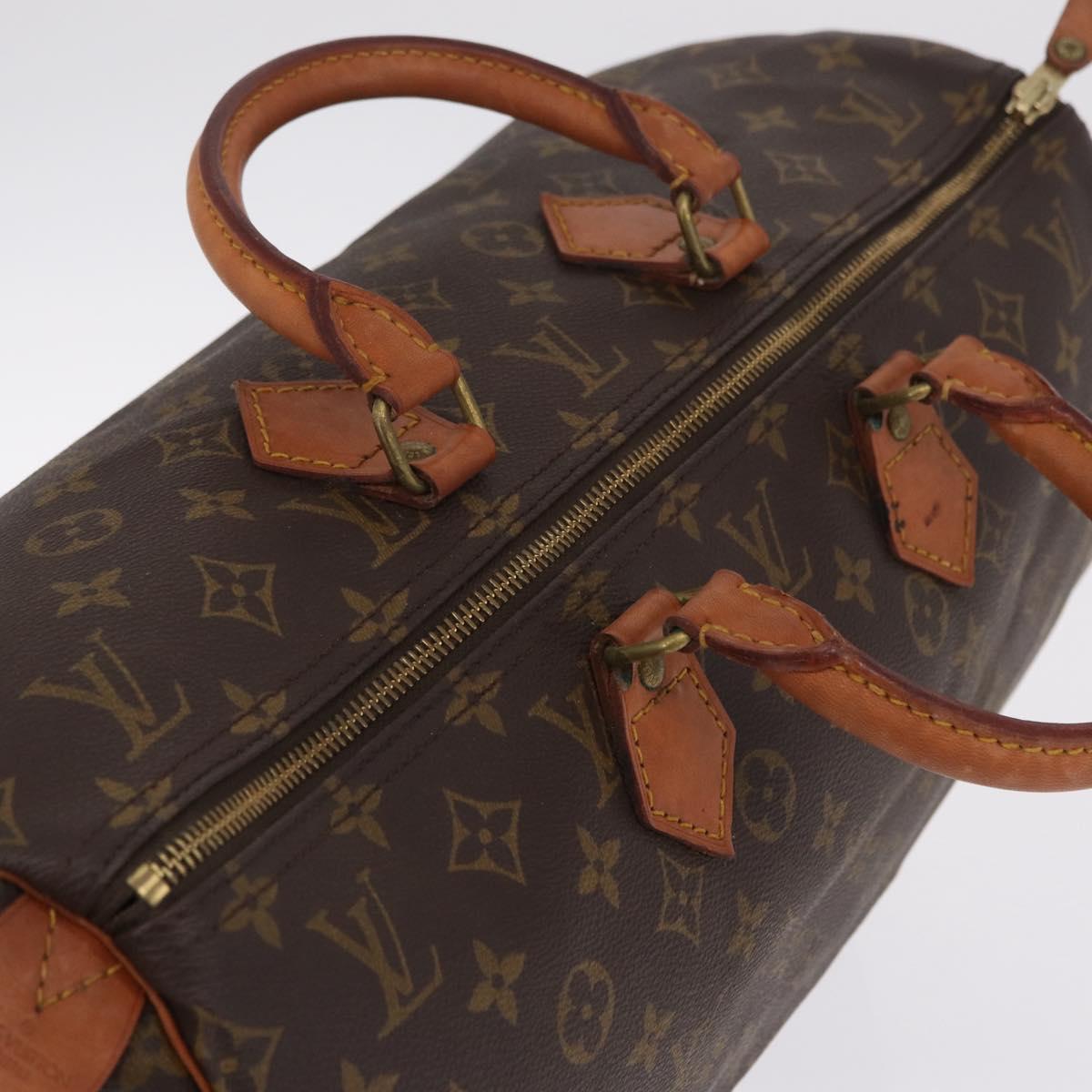 LOUIS VUITTON Monogram Speedy 40 Hand Bag M41522 LV Auth ar14380A