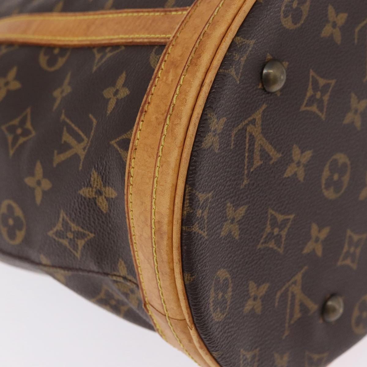 LOUIS VUITTON Monogram Bucket GM Shoulder Bag M42236 LV Auth ar14382