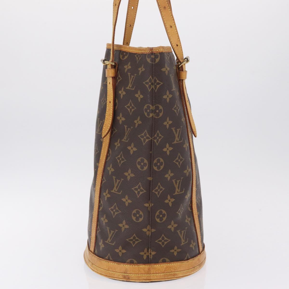 LOUIS VUITTON Monogram Bucket GM Shoulder Bag M42236 LV Auth ar14382