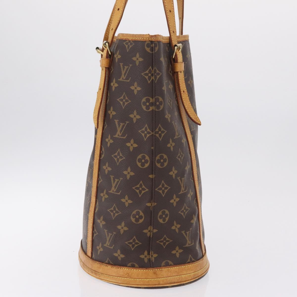 LOUIS VUITTON Monogram Bucket GM Shoulder Bag M42236 LV Auth ar14382