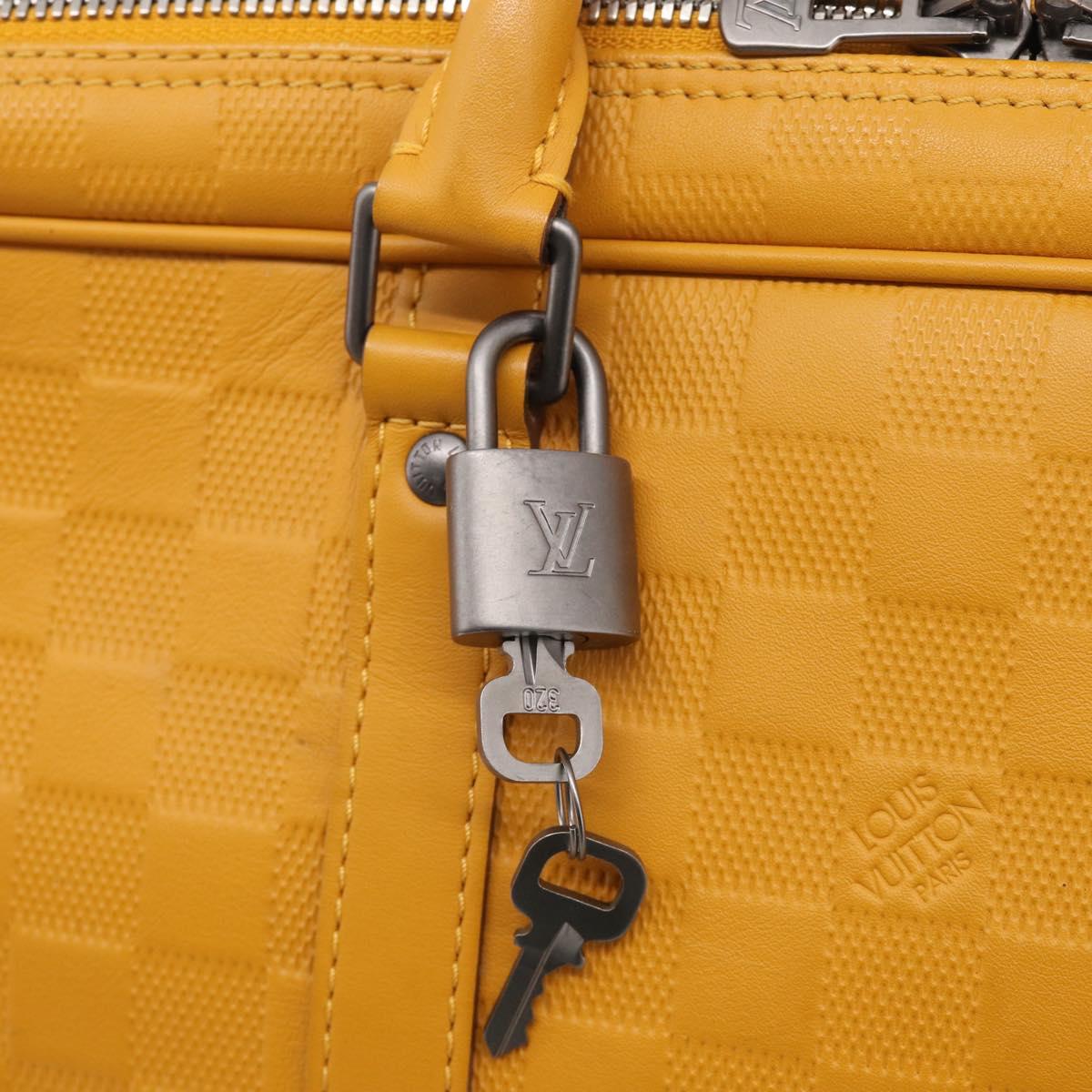 LOUIS VUITTON Damier Infini Porte Documents Voyage Bag N41218 LV Auth ar14408