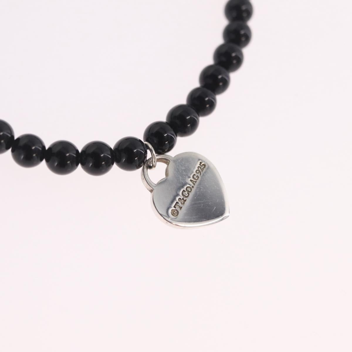 Tiffany & Co. Return To Bracelet Ag925 Black Auth ar14432V