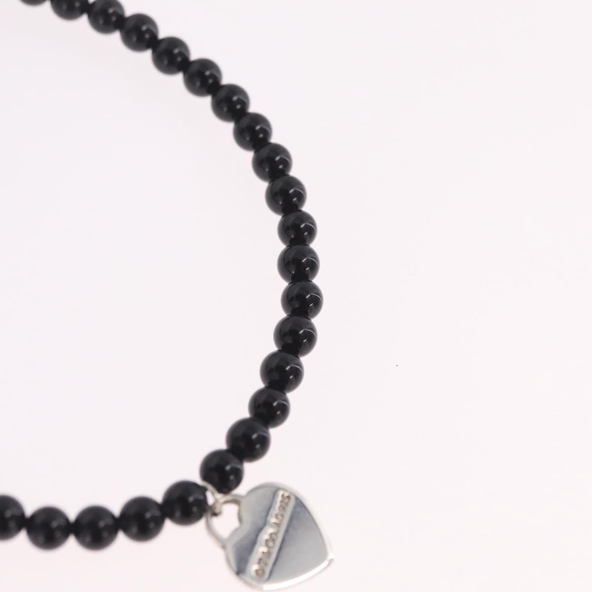 Tiffany & Co. Return To Bracelet Ag925 Black Auth ar14432V