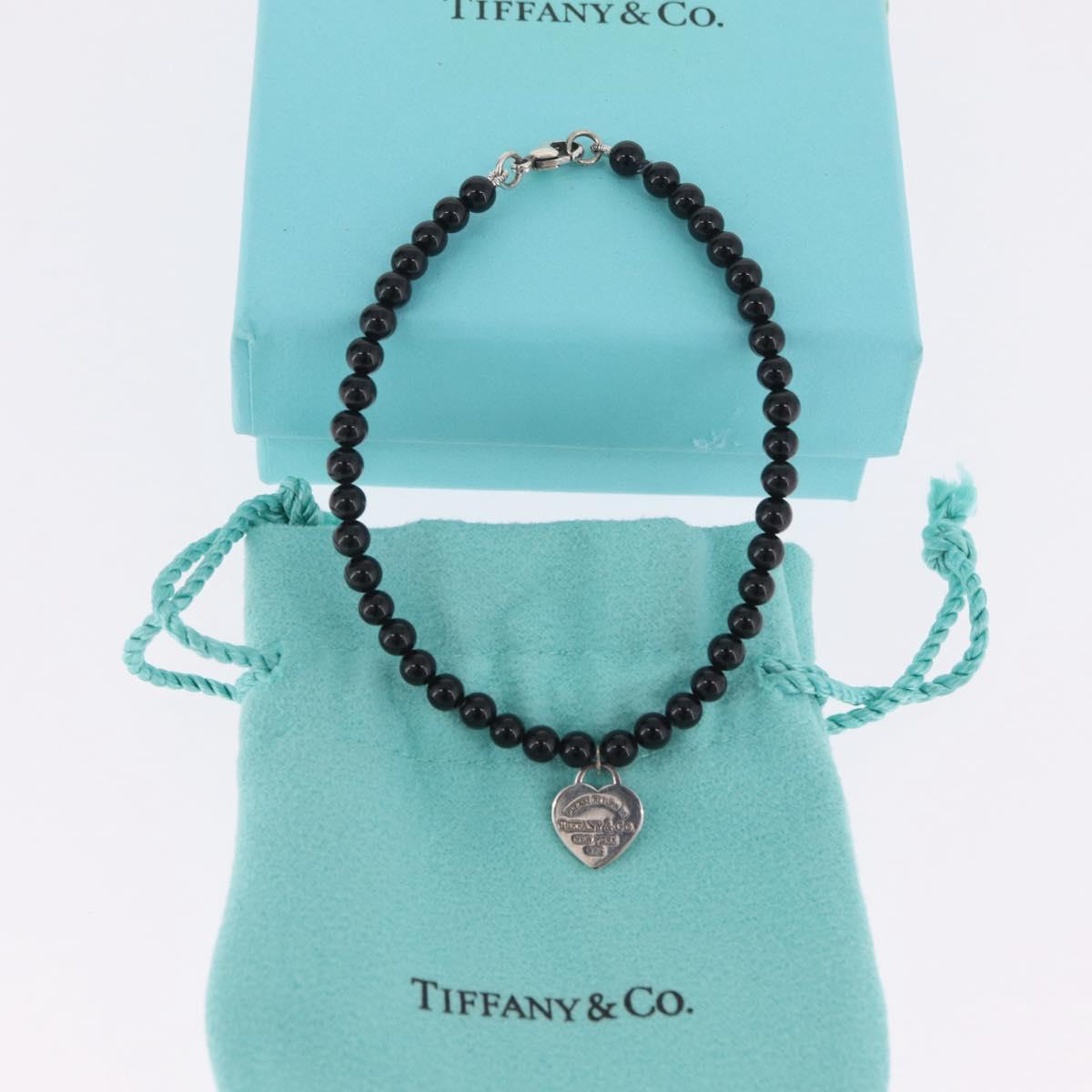 Tiffany & Co. Return To Bracelet Ag925 Black Auth ar14432V