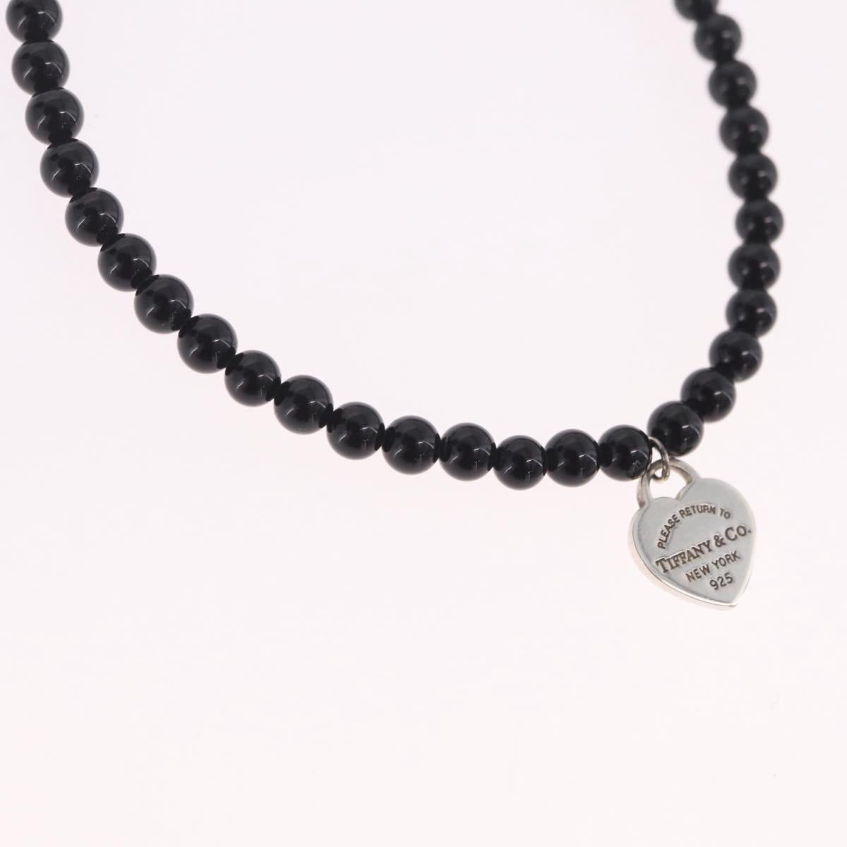 Tiffany & Co. Return To Bracelet Ag925 Black Auth ar14432V