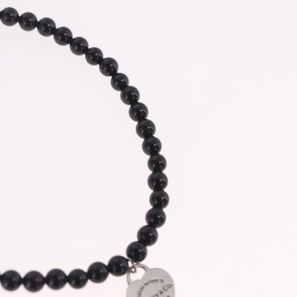 Tiffany & Co. Return To Bracelet Ag925 Black Auth ar14432V