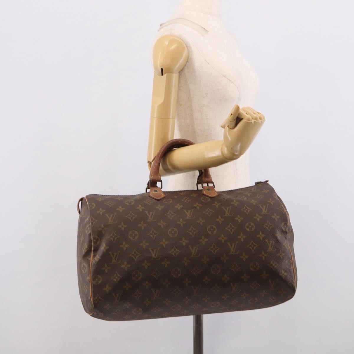 LOUIS VUITTON Monogram Speedy 40 Hand Bag M41522 LV Auth ar14504
