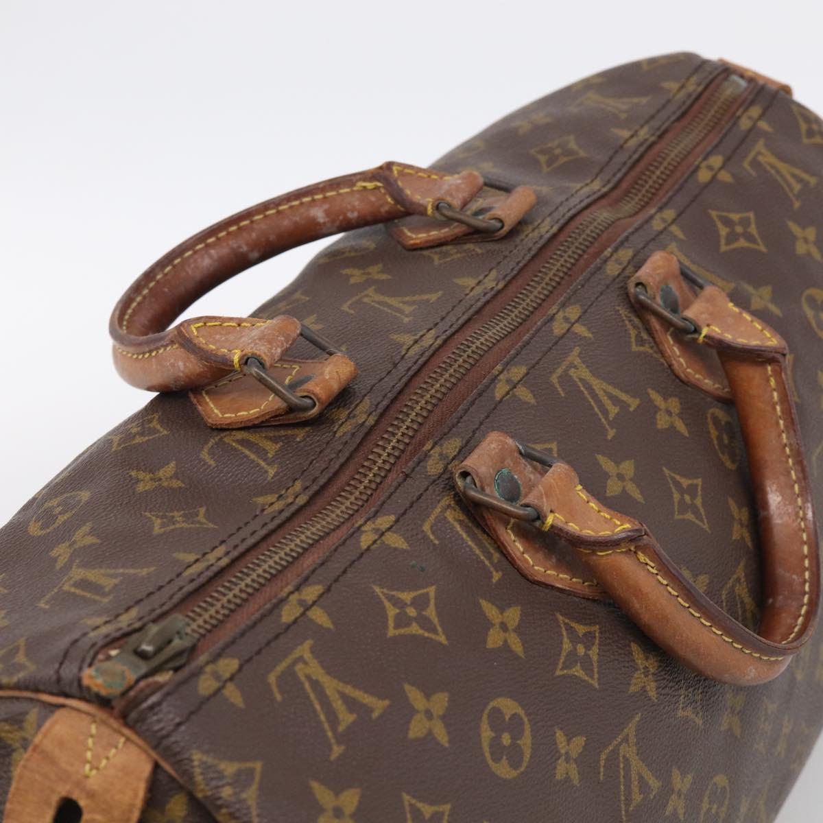 LOUIS VUITTON Monogram Speedy 40 Hand Bag M41522 LV Auth ar14504