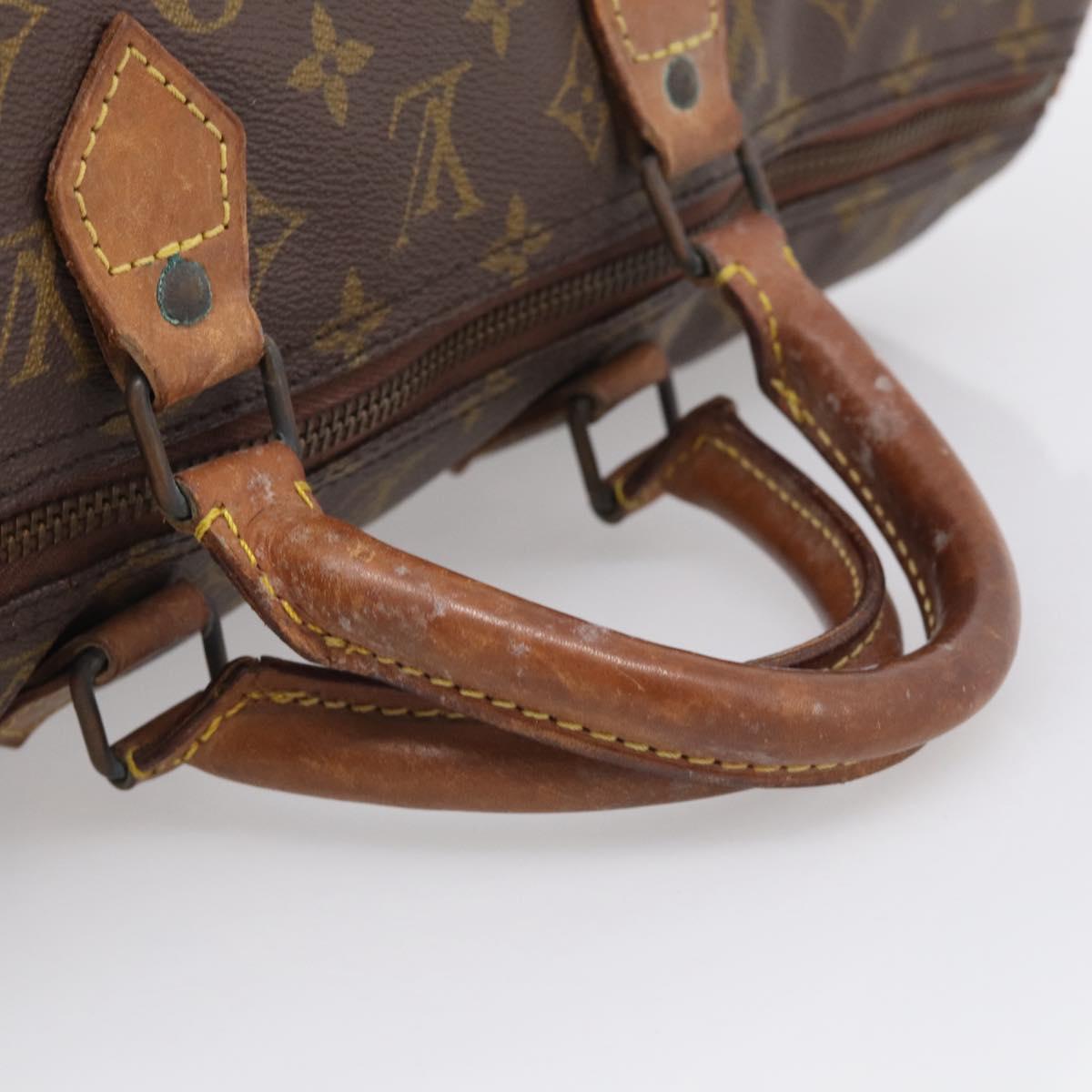 LOUIS VUITTON Monogram Speedy 40 Hand Bag M41522 LV Auth ar14504