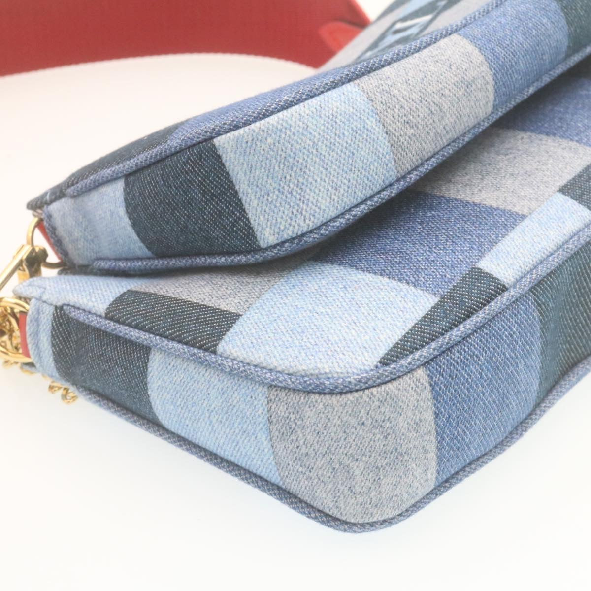 LOUIS VUITTON Denim Multi Pochette Accessoires Shoulder Bag M44990 Auth ar6462SM