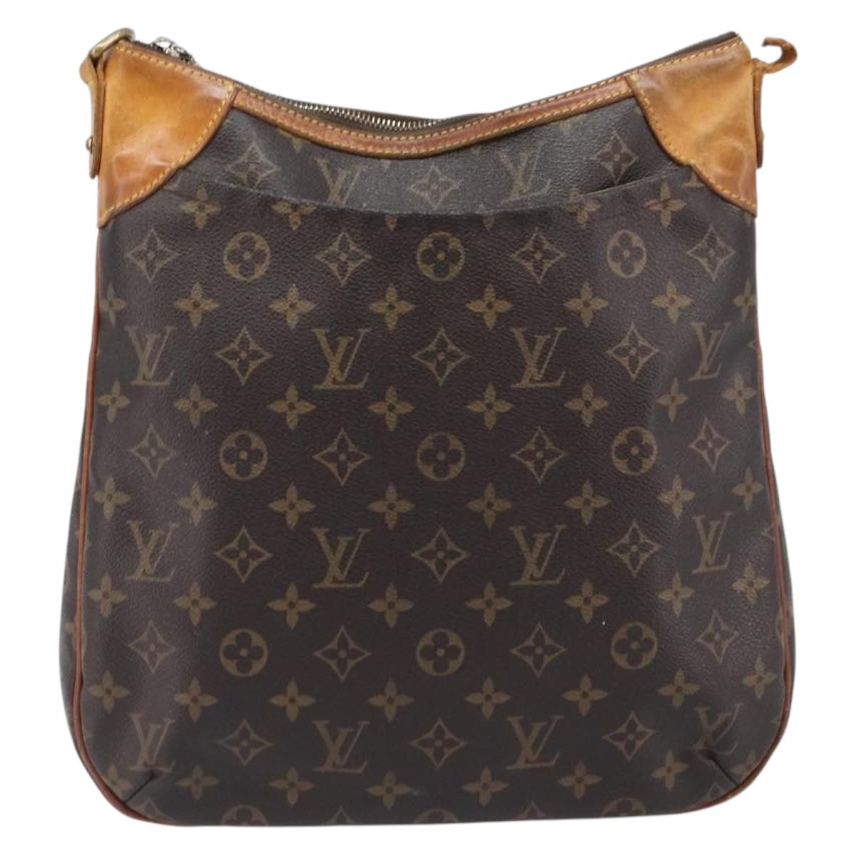LOUIS VUITTON Monogram Odeon MM Shoulder Bag M56389 LV Auth ar8107B