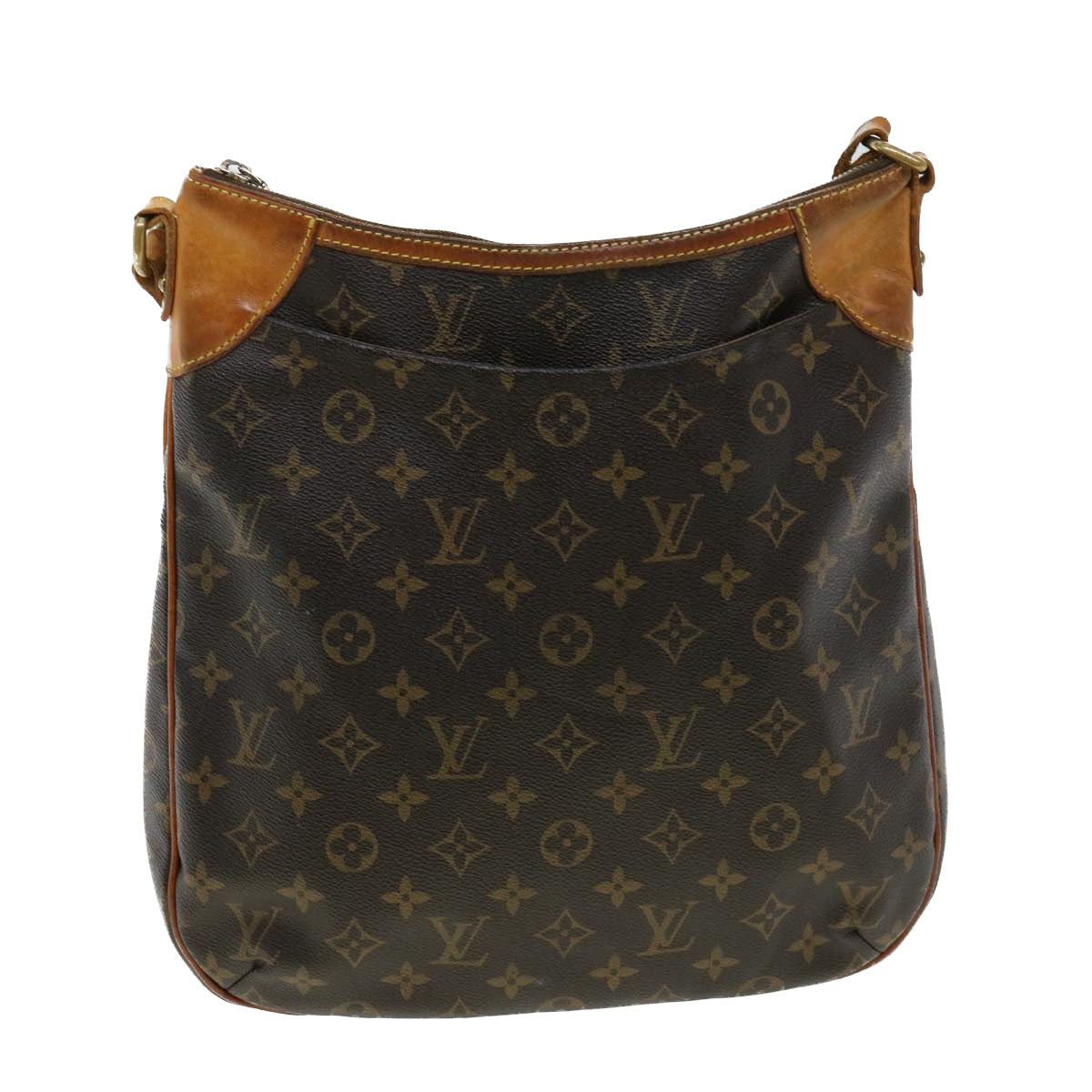 LOUIS VUITTON Monogram Odeon MM Shoulder Bag M56389 LV Auth ar8107B