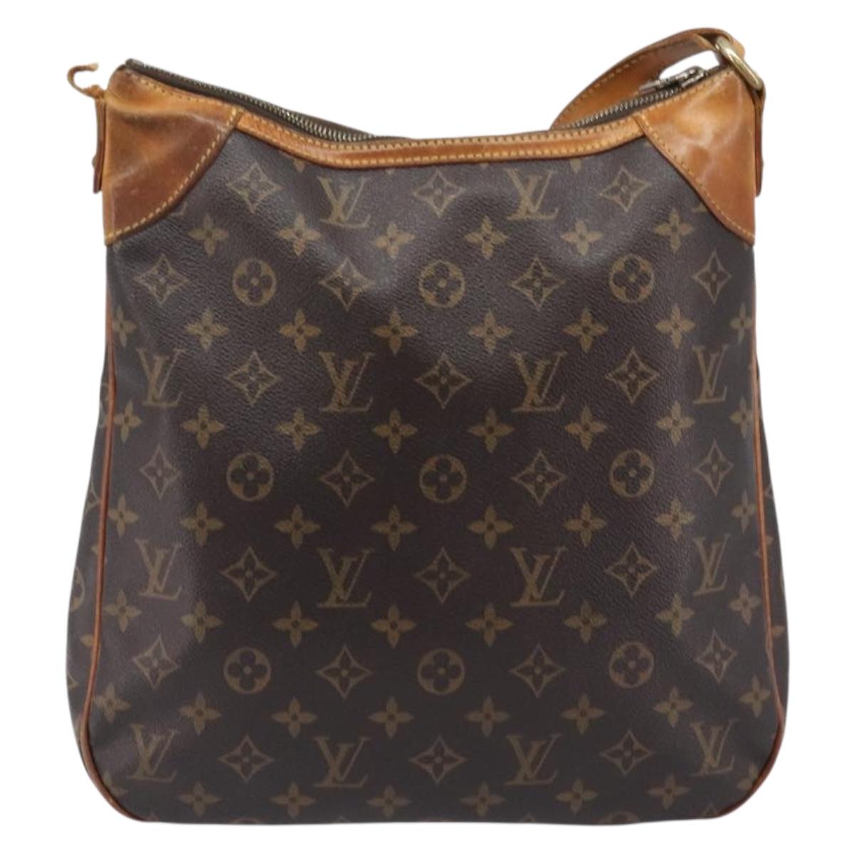 LOUIS VUITTON Monogram Odeon MM Shoulder Bag M56389 LV Auth ar8107B