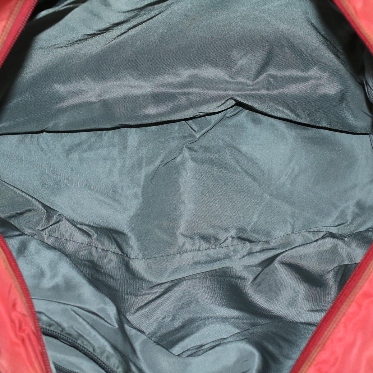 PRADA Hand Bag Nylon 2way Red Auth ar8326