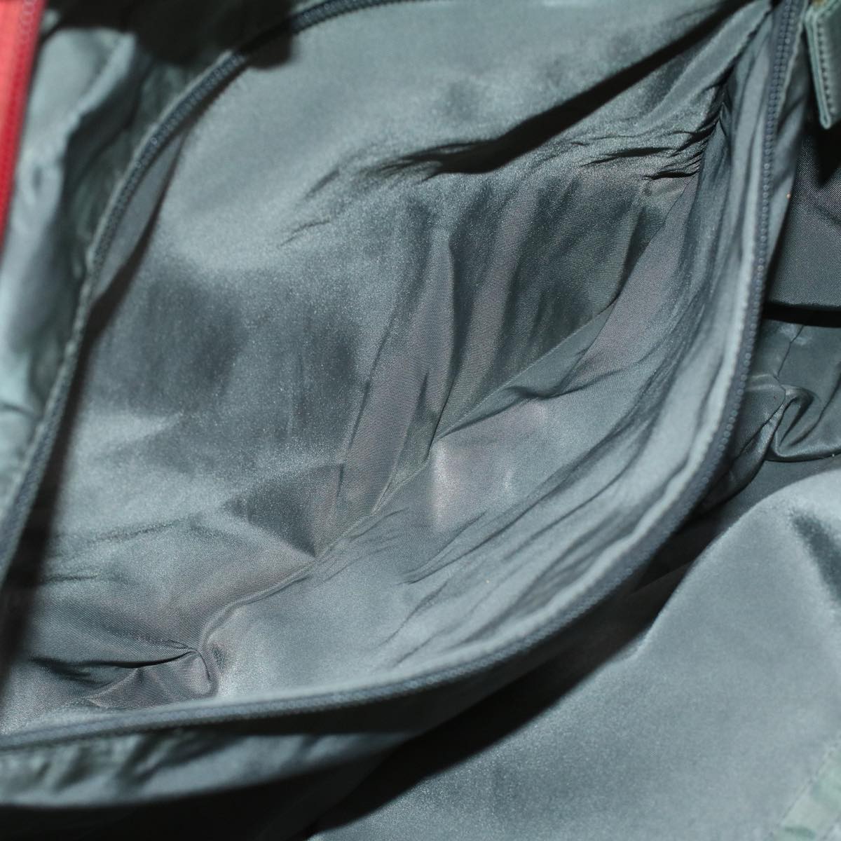 PRADA Hand Bag Nylon 2way Red Auth ar8326