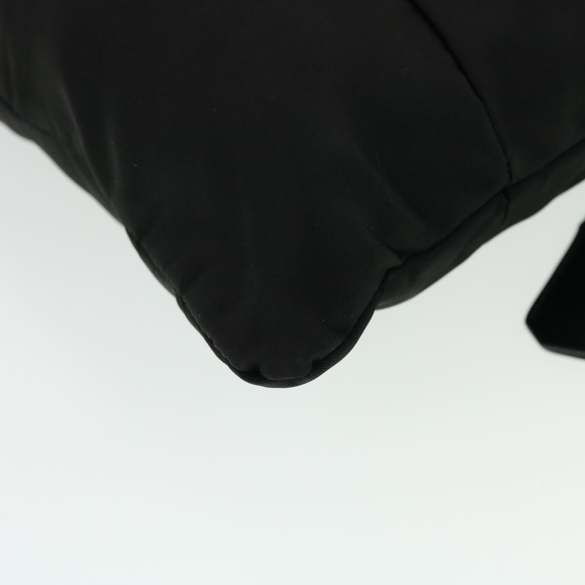 PRADA Shoulder Bag Nylon Black Auth ar9571