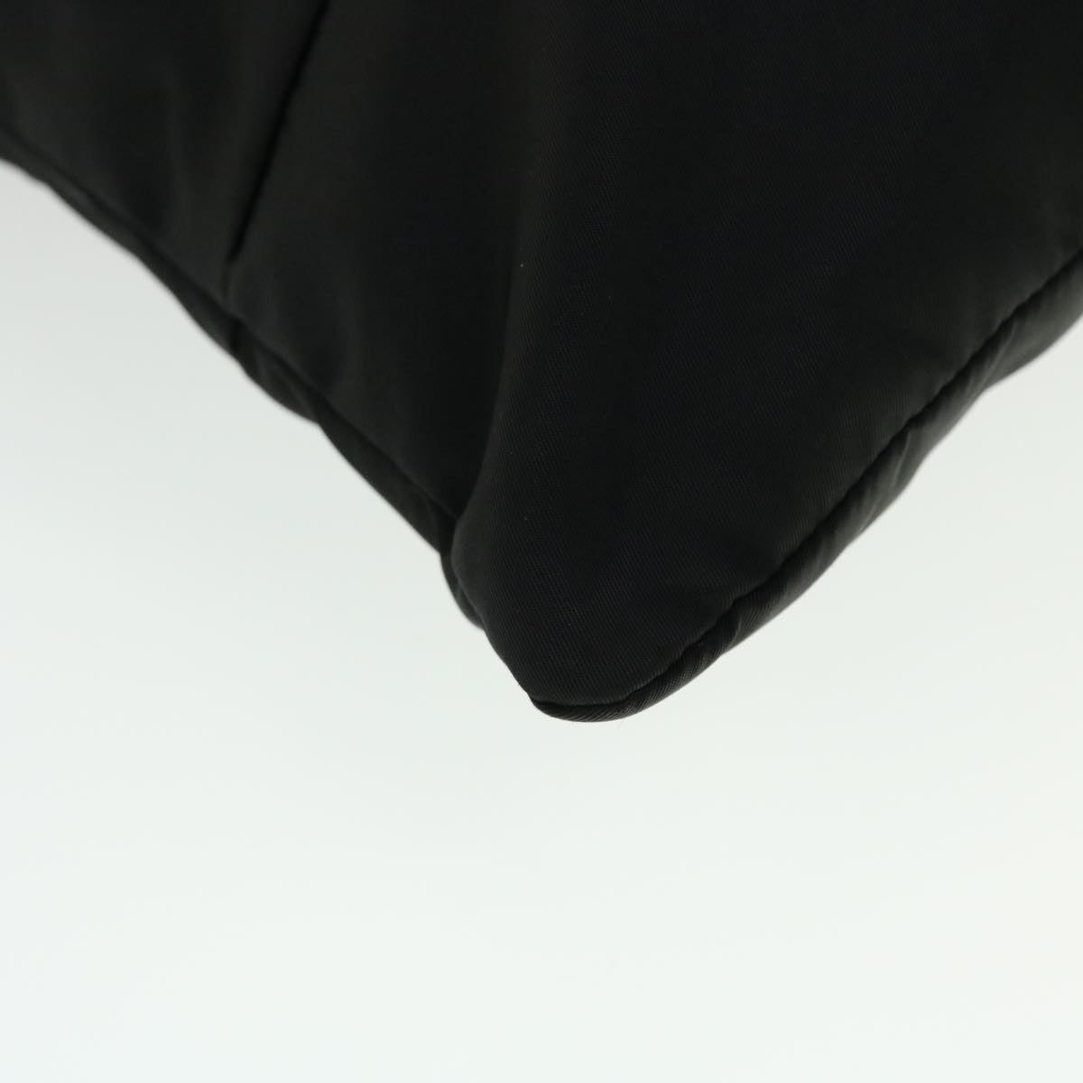 PRADA Shoulder Bag Nylon Black Auth ar9571