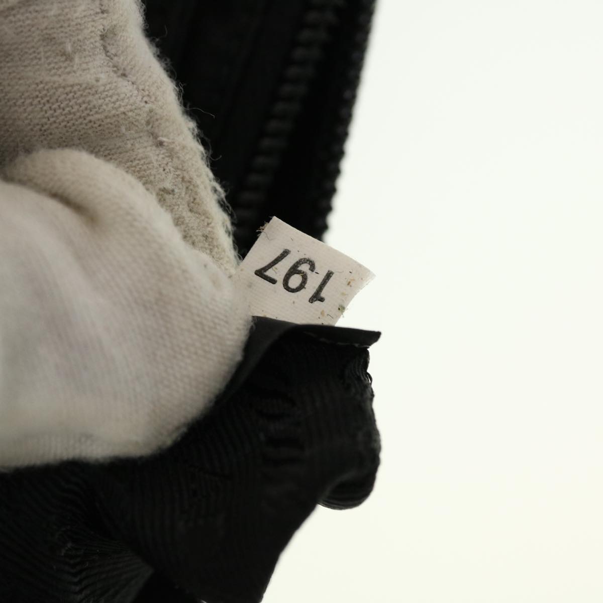 PRADA Shoulder Bag Nylon Black Auth ar9571