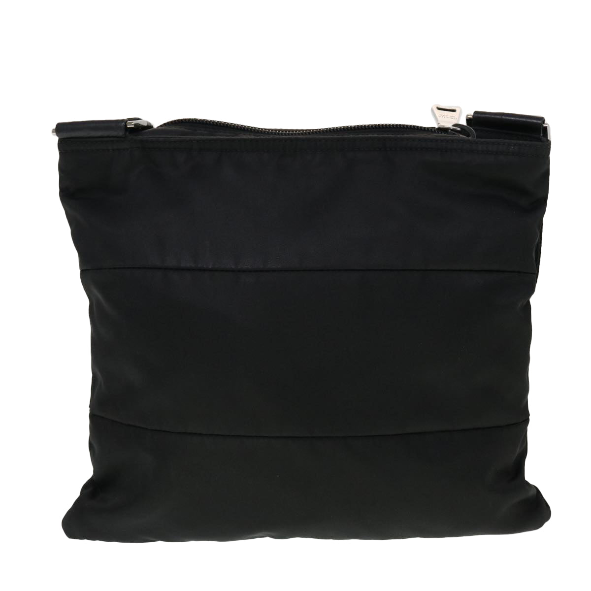 PRADA Shoulder Bag Nylon Black Auth ar9571
