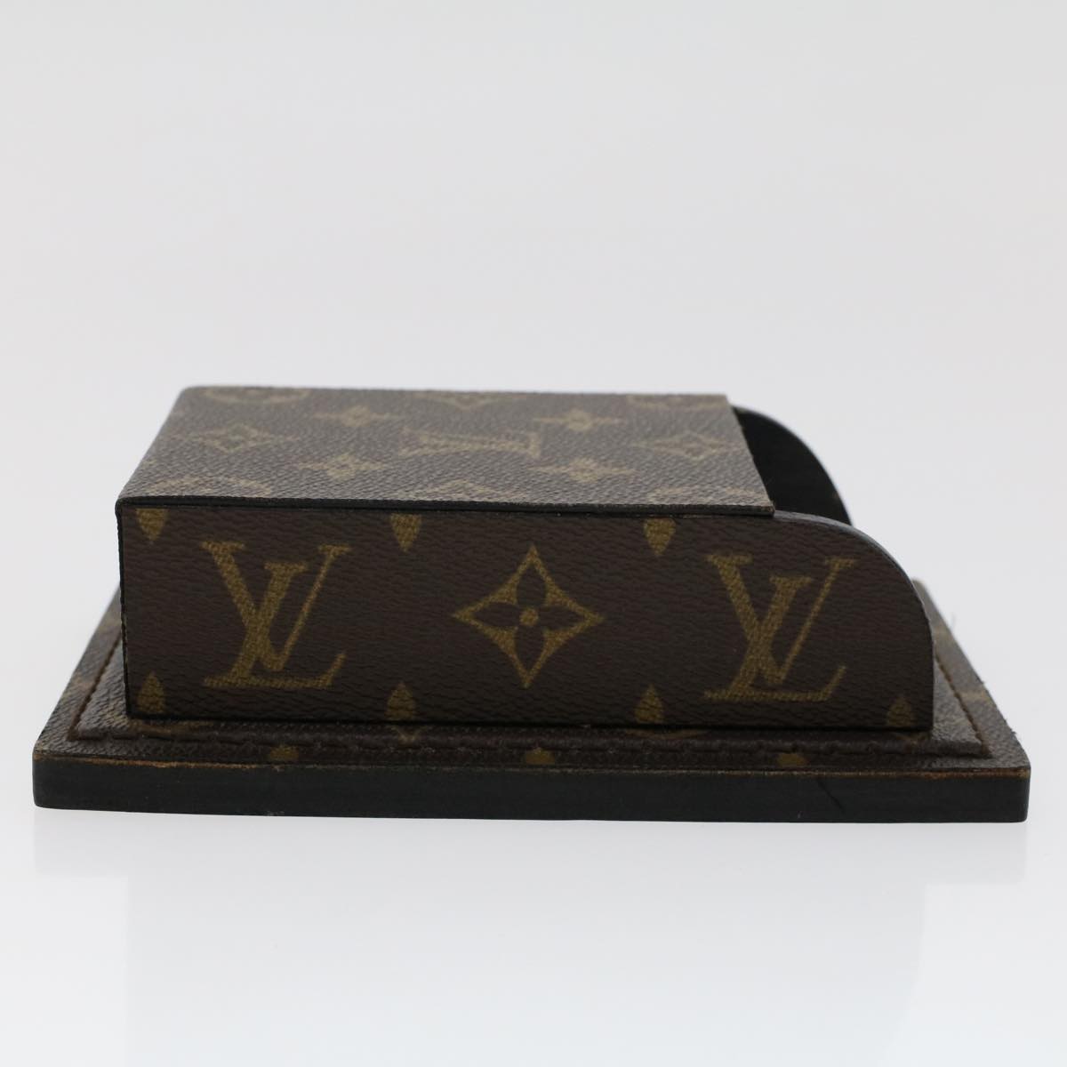 LOUIS VUITTON Monogram Notepad Holder Paper Weight LV Auth ar9643