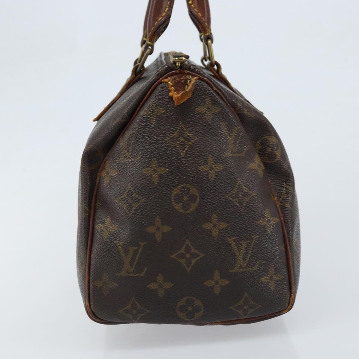 LOUIS VUITTON Monogram Speedy 25 Hand Bag M41528 LV Auth ARZ027