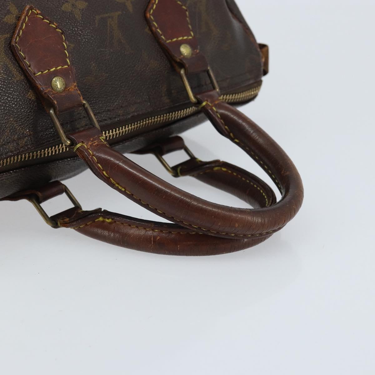 LOUIS VUITTON Monogram Speedy 25 Hand Bag M41528 LV Auth ARZ027