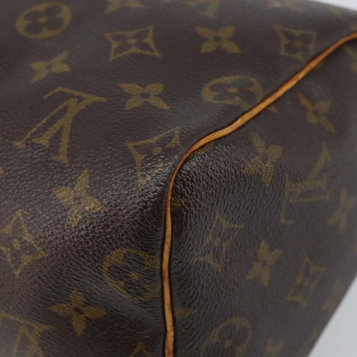 LOUIS VUITTON Monogram Speedy 25 Hand Bag M41528 LV Auth ARZ028