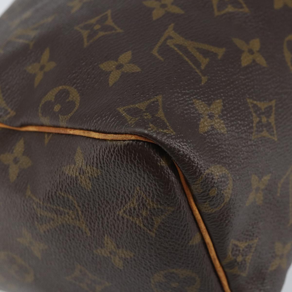 LOUIS VUITTON Monogram Speedy 25 Hand Bag M41528 LV Auth ARZ028