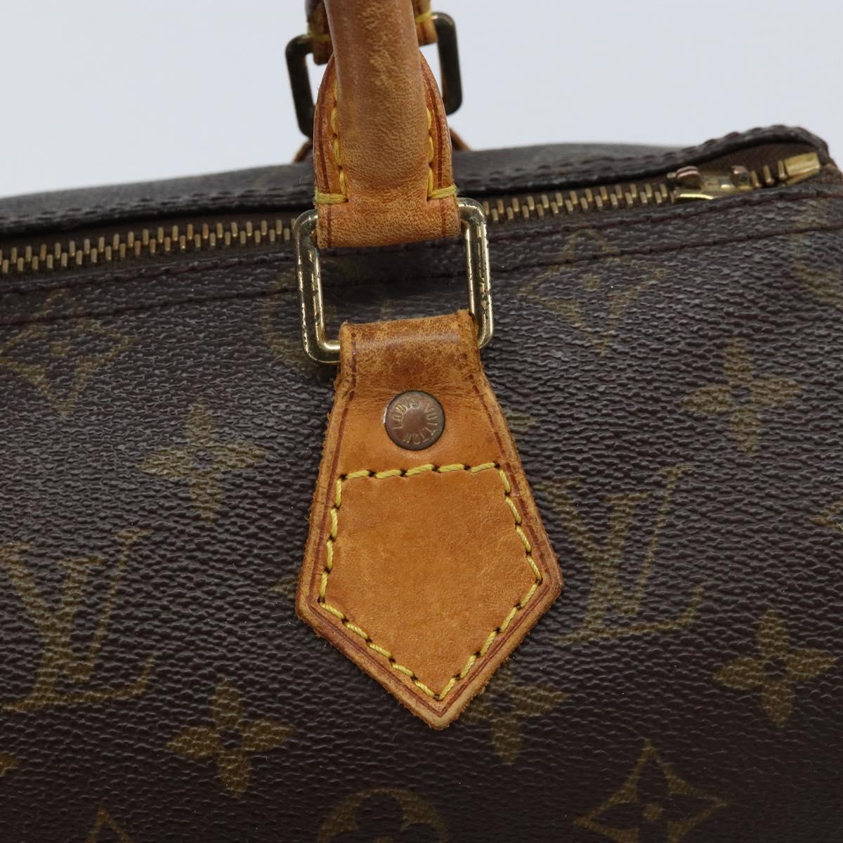 LOUIS VUITTON Monogram Speedy 25 Hand Bag M41528 LV Auth ARZ028