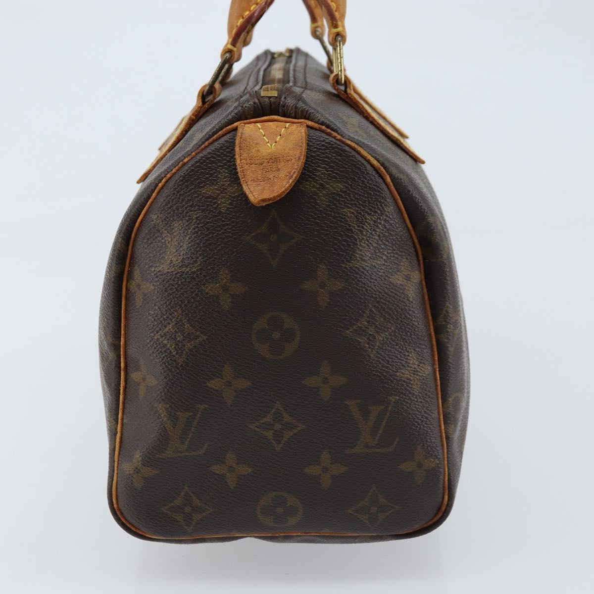 LOUIS VUITTON Monogram Speedy 25 Hand Bag M41528 LV Auth ARZ028